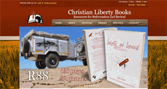 Desktop Screenshot of christianlibertybooks.co.za
